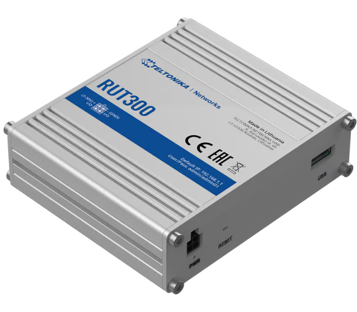 Teltonika RUT300 Industriell Ethernetrouter 