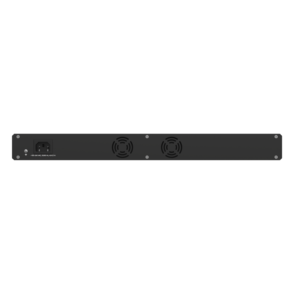 SWM280 L2+ rack switch, 24xGbE (12xPoE), 4xSFP