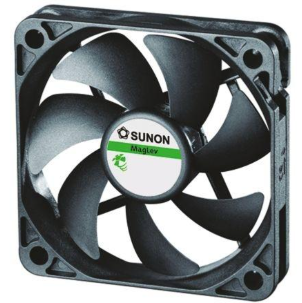 Fläkt: DC; axel; 12VDC; 60x60x15mm; 21,46m3/h; 14,5dBA; Vapo